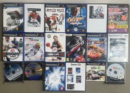 PS2 18 Games / Spiele + Demo Games