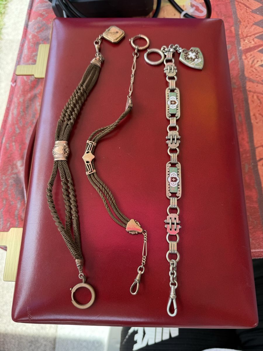 Altri accessori per orologi: 23 Antike Uhrenketten – Usato da bern venduto da Seeburg 3