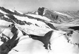 Jungfraujoch (BE/VS) Panorama mit Aletschgletscher G