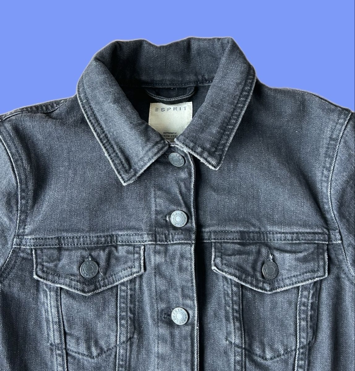 Esprit Giacche: Black Stylish Esprit Denim Jacket – Usato da brent venduto da fukusapes 1