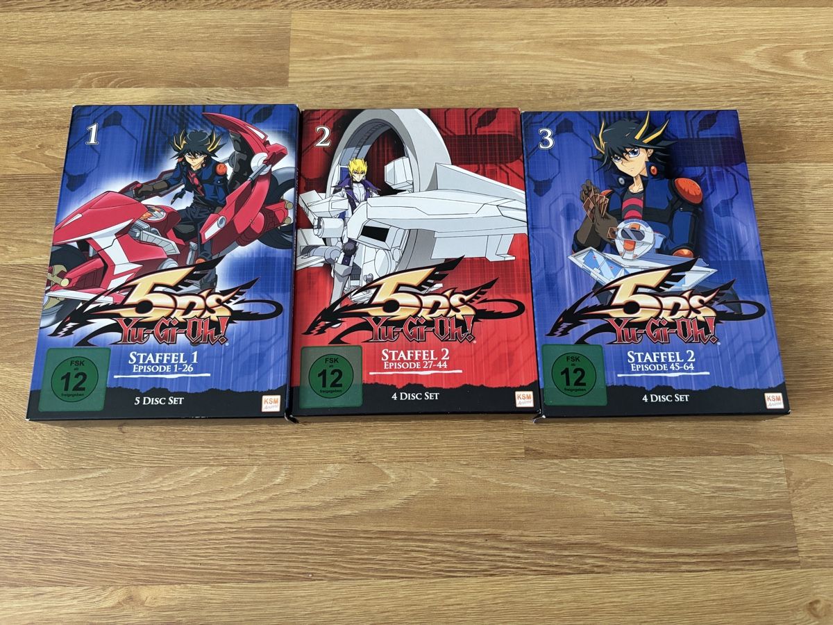 Tutti i DVDs: Yu-Gi-Oh 5ds Staffel 1-2 DVDs – Usato da Luzern venduto da Armastra