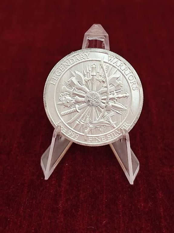 Tutti le monete: 1 OZ Silbermünze Warriors Achilles – Nuovo (secondo la descrizione) da Diepoldsau venduto da Unique-Coins 2