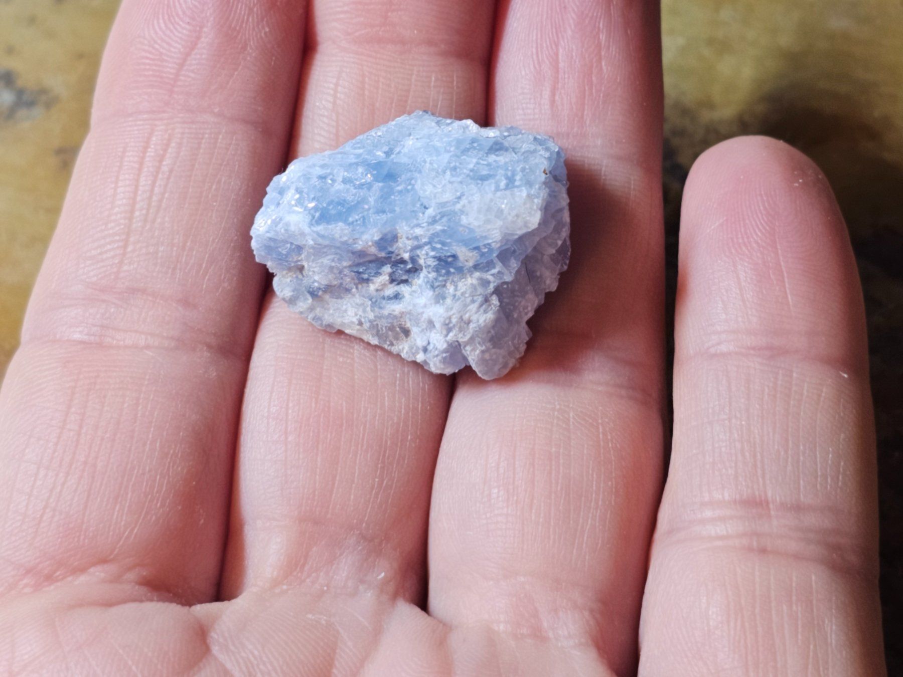 Minerali & Pietre curative: 9gr Calzit Calcith hellblau Heilwasser Kalzit Heilstein – Nuovo (secondo la descrizione) da Riedt b. Erlen venduto da Gottestraene 6
