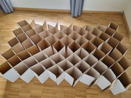 Room in a Box Bett aus Karton 90/100 x 200