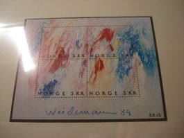 Norwegen, Block 1989 "Tag der Briefmarke" ** + ET-o