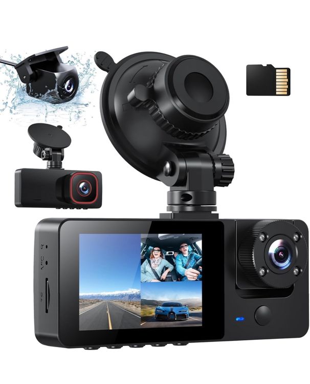 Faas Dashcam Auto Vorne Und Hinten - 4K UHD Mit 64GB Speicher