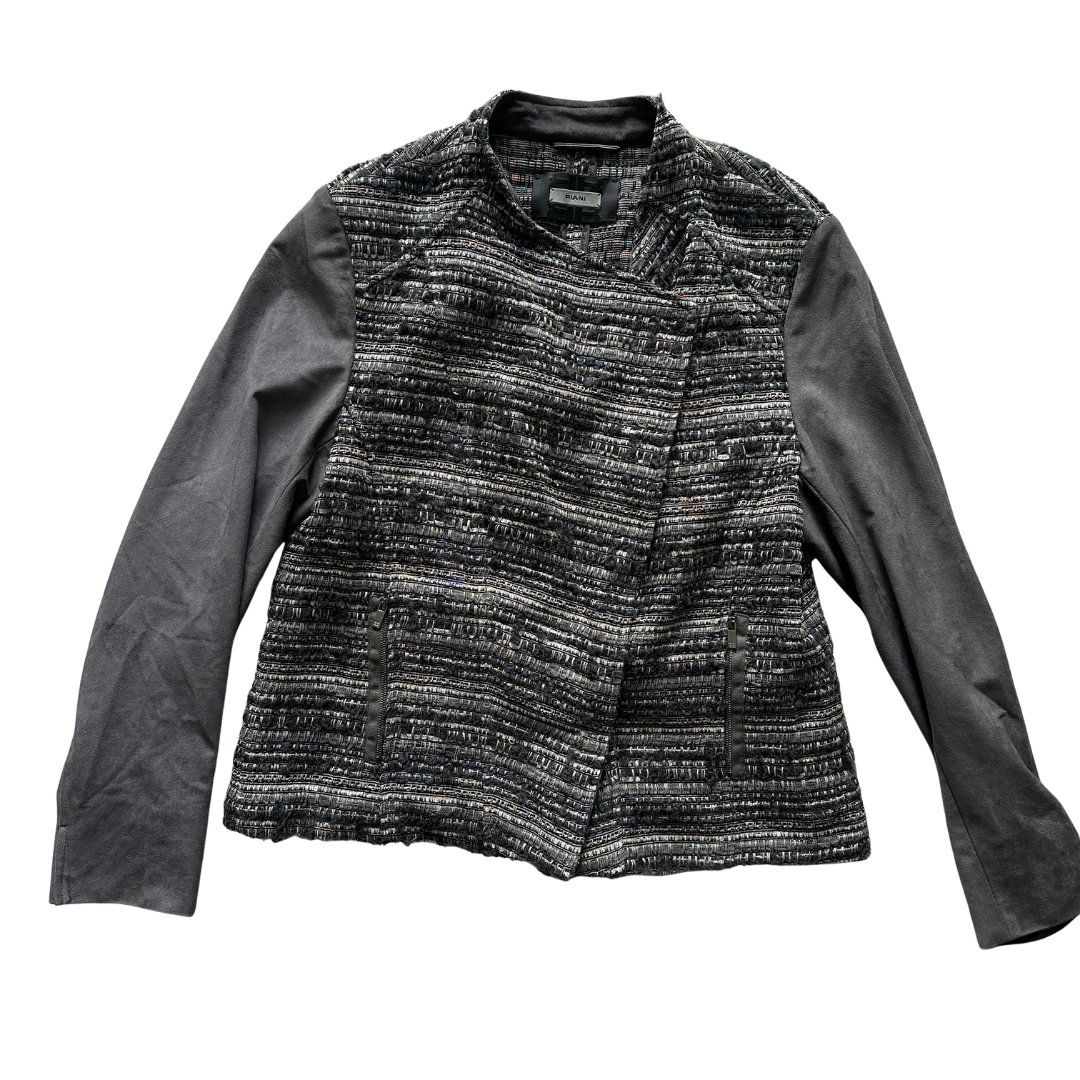 Riani Jacken: RIANI tweed jacket, elegant modern classic, size L – Gebraucht aus Zofingen von JumpInVintage