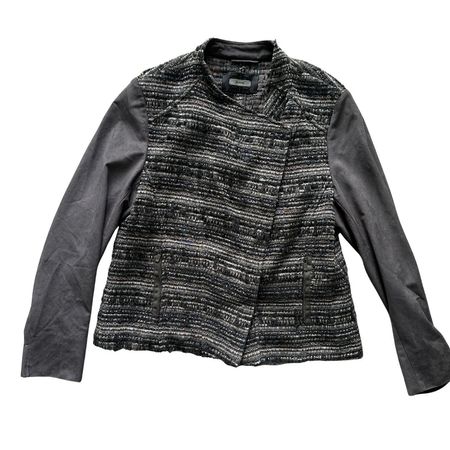 RIANI tweed jacket, elegant modern classic, size L