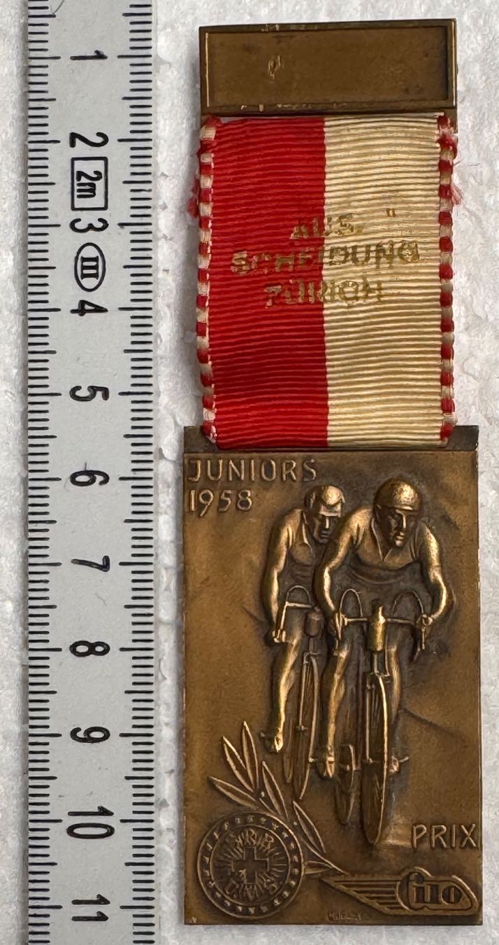 Medaillen: Ausscheidung Zürich Juniors 1958 – Gebraucht aus Andwil SG von Ariisa1234 4