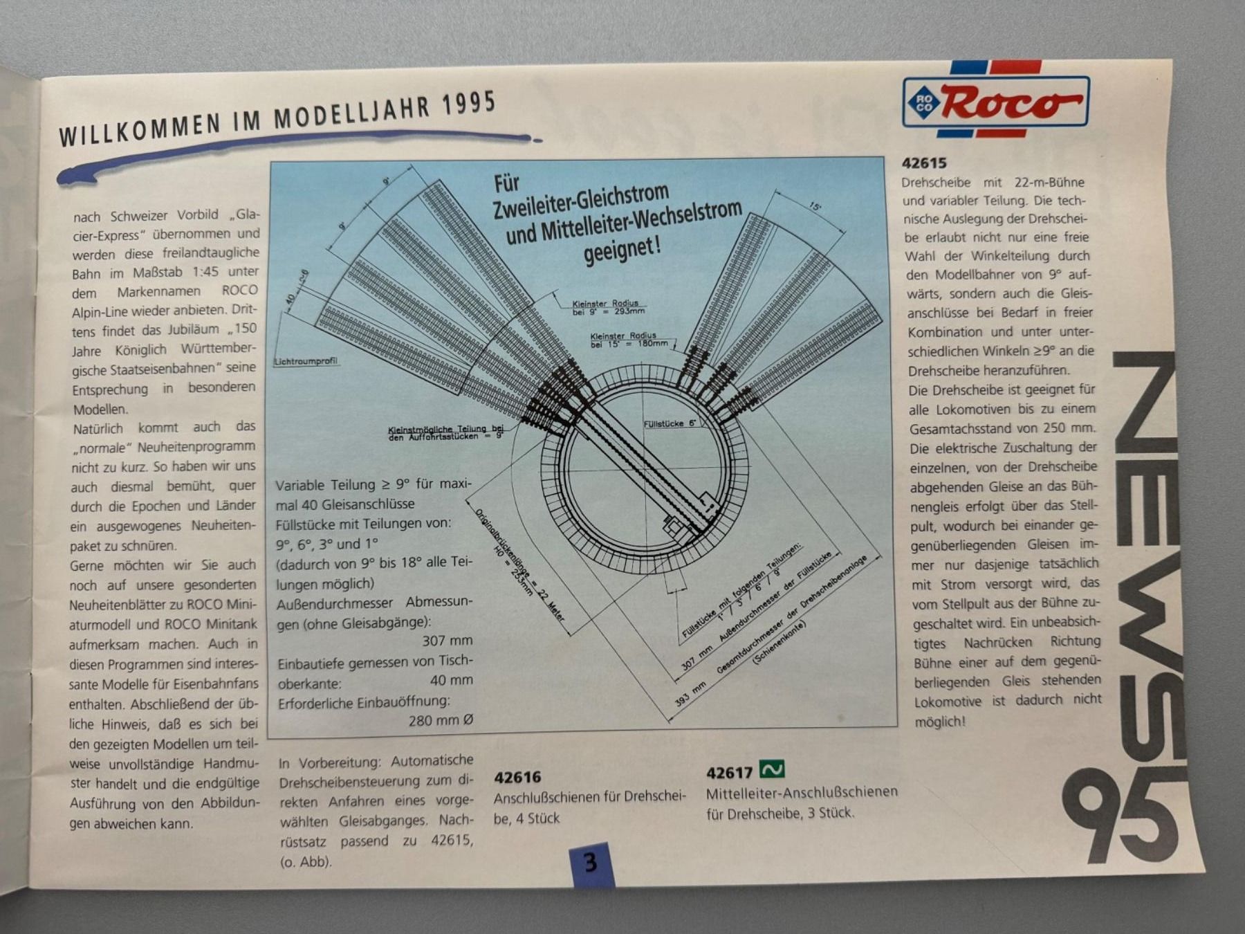 Roco Modelleisenbahnen: ROCO - Katalog 1995 – Gebraucht aus Fehraltorf von Success 2