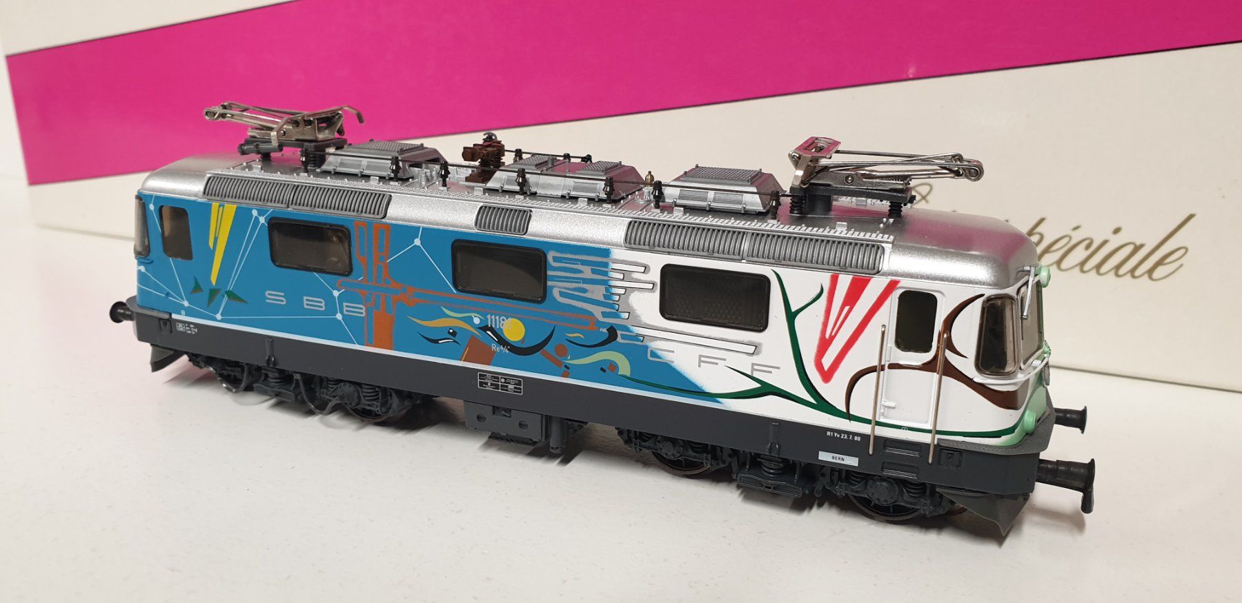 Hag Modellini di ferrovie: Hag SBB Re4/4 Bourret H0/AC Nr.268 – Nuovo (secondo la descrizione) da Geroldswil venduto da TopTrain54 1