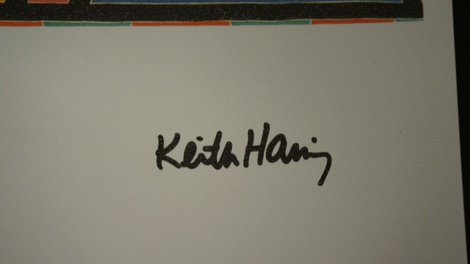 Foto & Immagini: KEITH HARING HANNUMMERIERT RUCKSIGNIERT – Usato da Gersau venduto da kunst-online 3