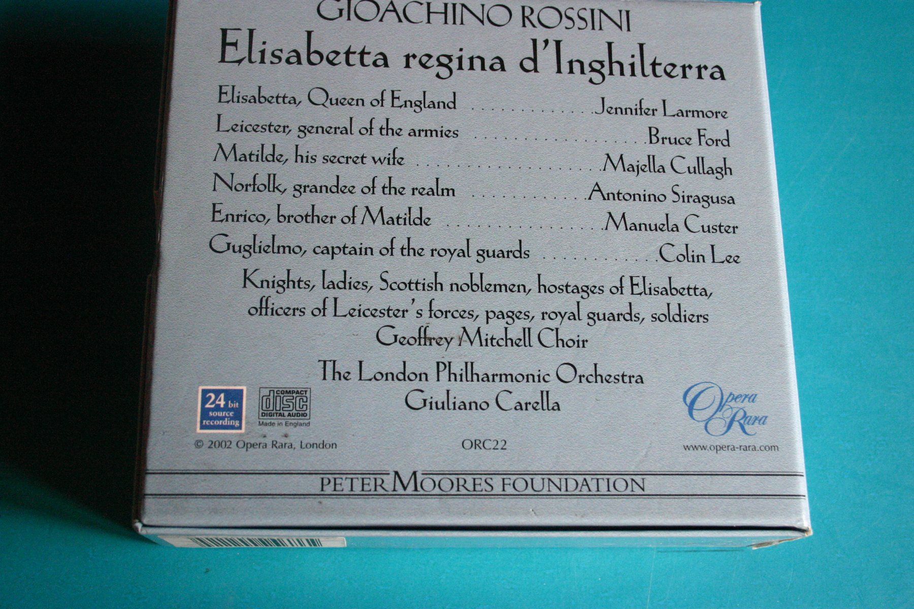 CDs: ROSSINI ELISABETTA REGINA D`INGHILTERRA – Gebraucht aus Winkel von Gallica 1
