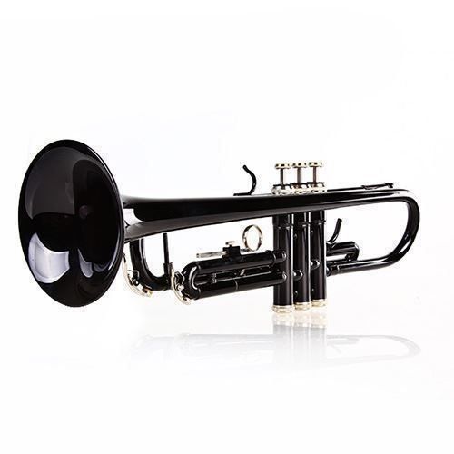Strumenti musicali: Schwarze Trompete mit Koffer, neu! – Nuovo (secondo la descrizione) da Thun venduto da Newnewshop