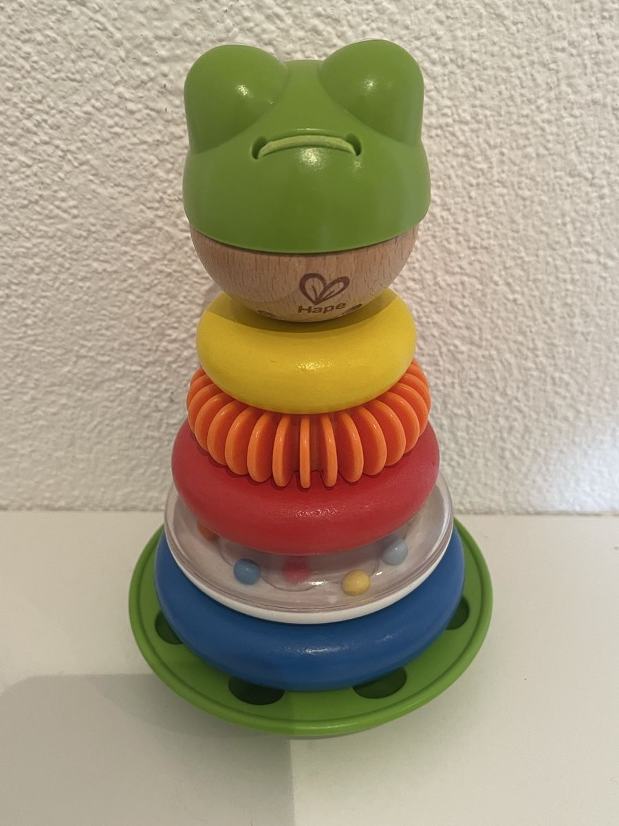 Hape Giocattoli: Hape Stapelturm Frosch – Usato da Hirzel venduto da carta9 1