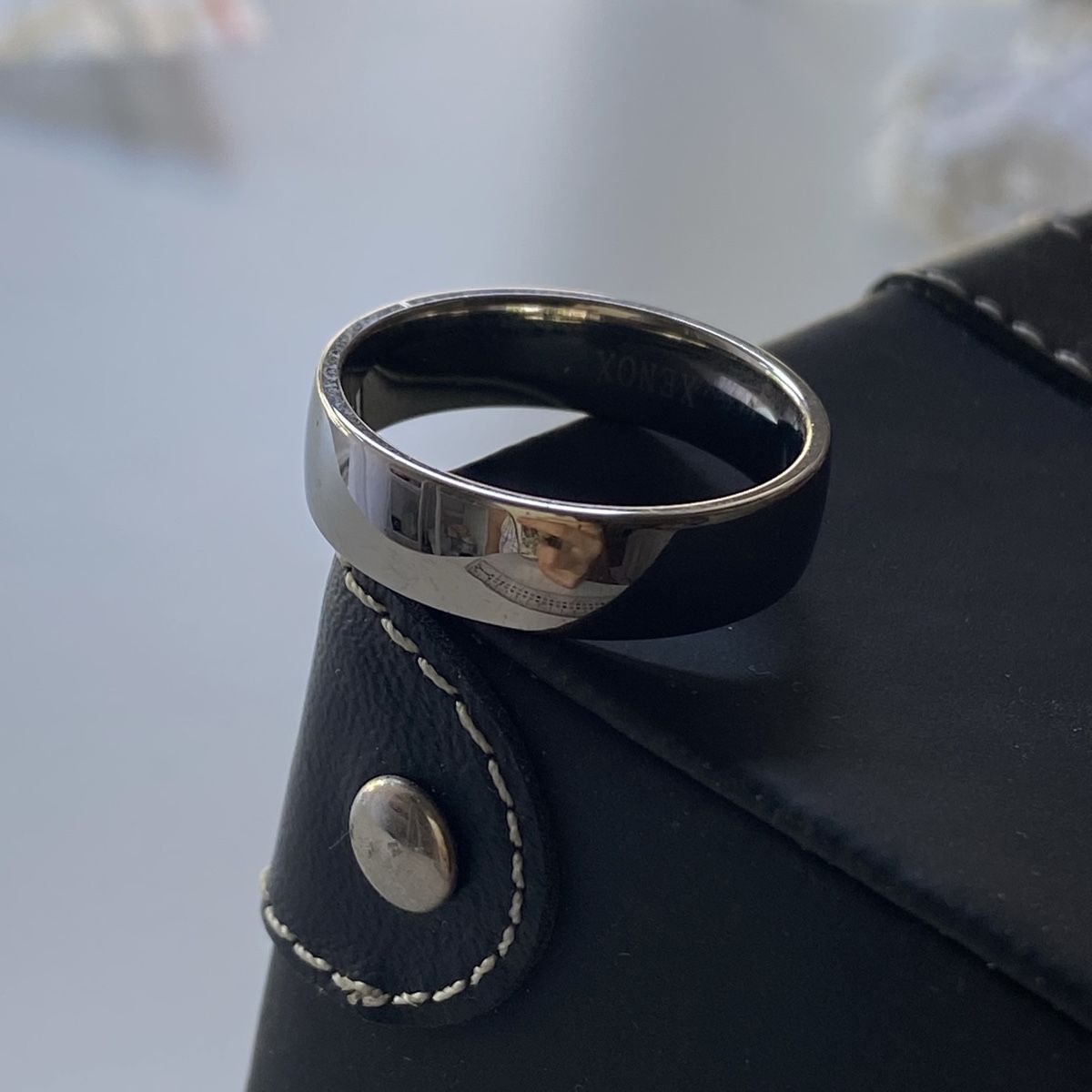 Anelli: Xenox Edelstahl Ring Silber – Nuovo (secondo la descrizione) da Givisiez venduto da dor_xb9k 2