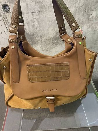 Äusserst gepflegte Original Longchamp Ledertasche