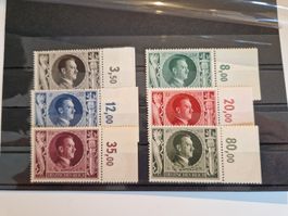 Deutsches Reich Adolf Hitler Set 1943 Geburtstag postfrisch