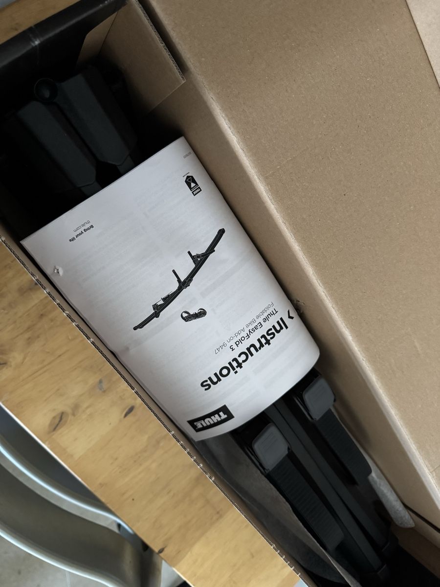 Thule Supporti per biciclette: Thule Easyfold 3 pliable vélo add-on neuf – Nuovo e nell'imballaggio originale da Geneveys-Coffrane venduto da Llion 3