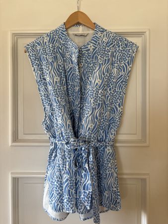 🩵Superbe gilet matelassé 🩵 L coton doublé viscose