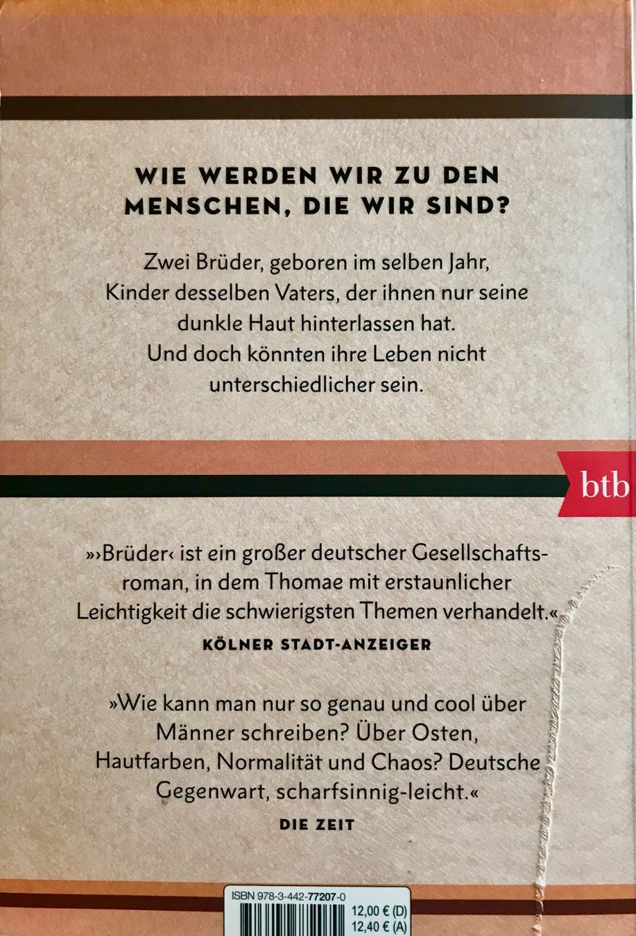 Libri: BRÜDER - JACKIE THOMAE - TASCHENBUCH - NEU – Nuovo e nell'imballaggio originale da Buchs AG venduto da fischli610 1