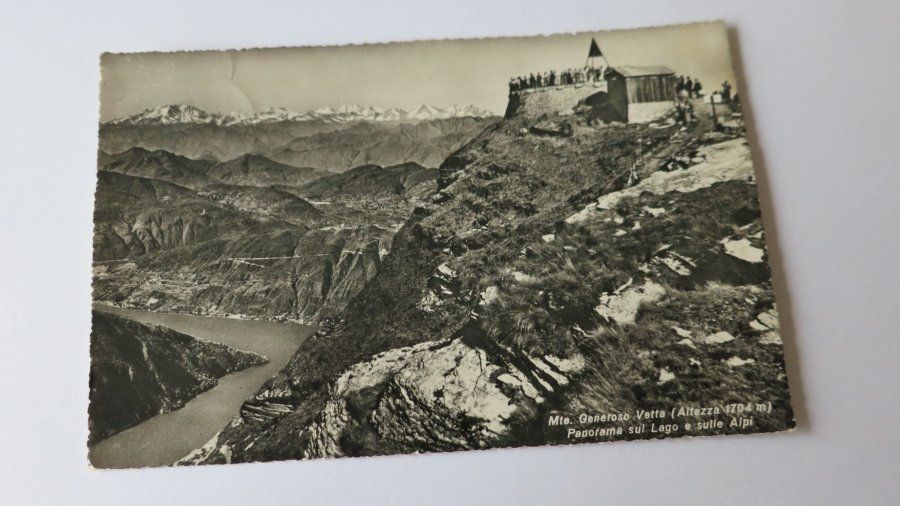 Cartoline postali: Monte Generoso Vetta - Panorama - 1947 – Usato da Jona venduto da centumprata