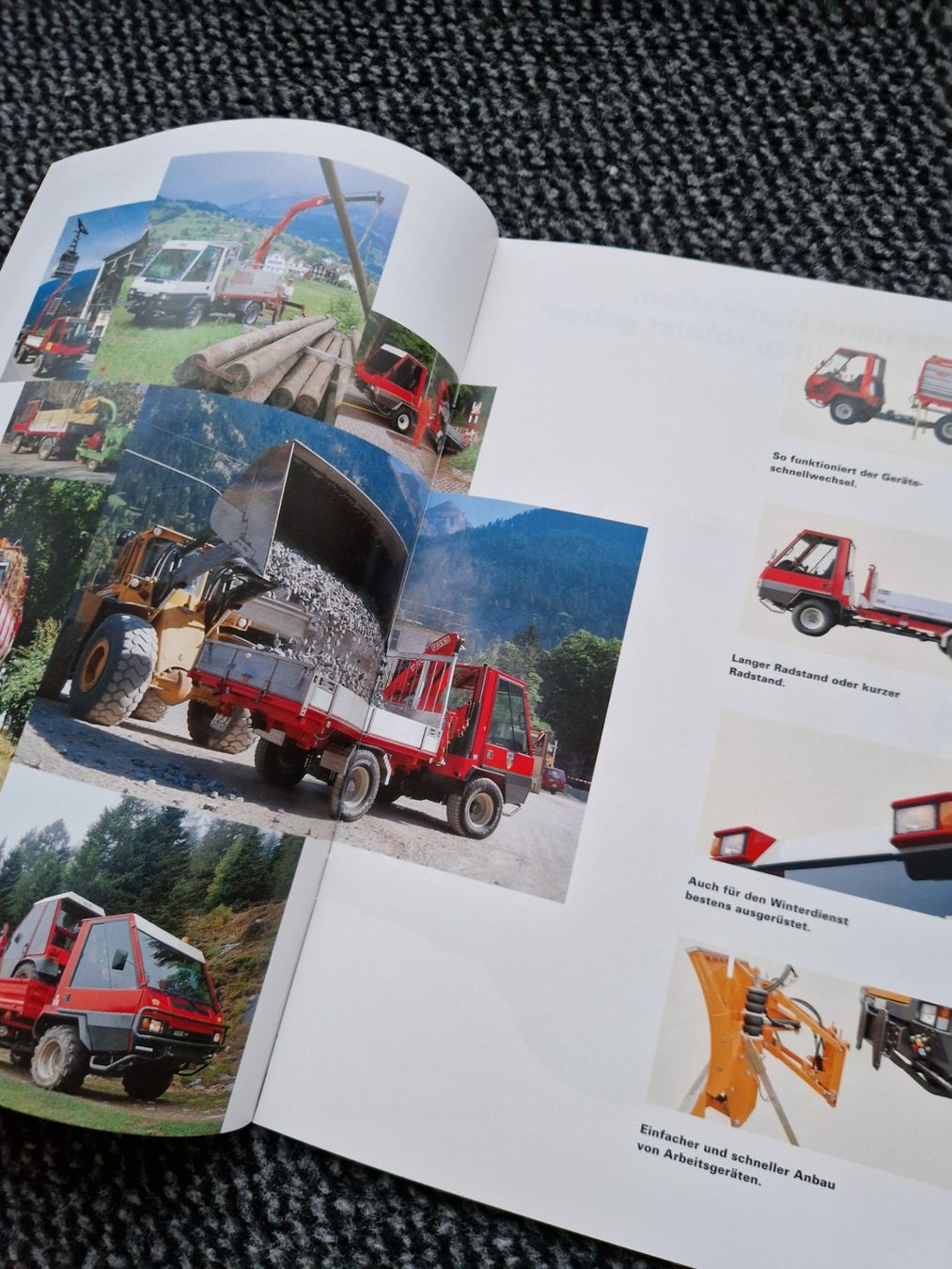Aebi Trattori: Original Prospekt Aebi Transporter Kommunal – Usato da Dürnten venduto da Bachtel84 3