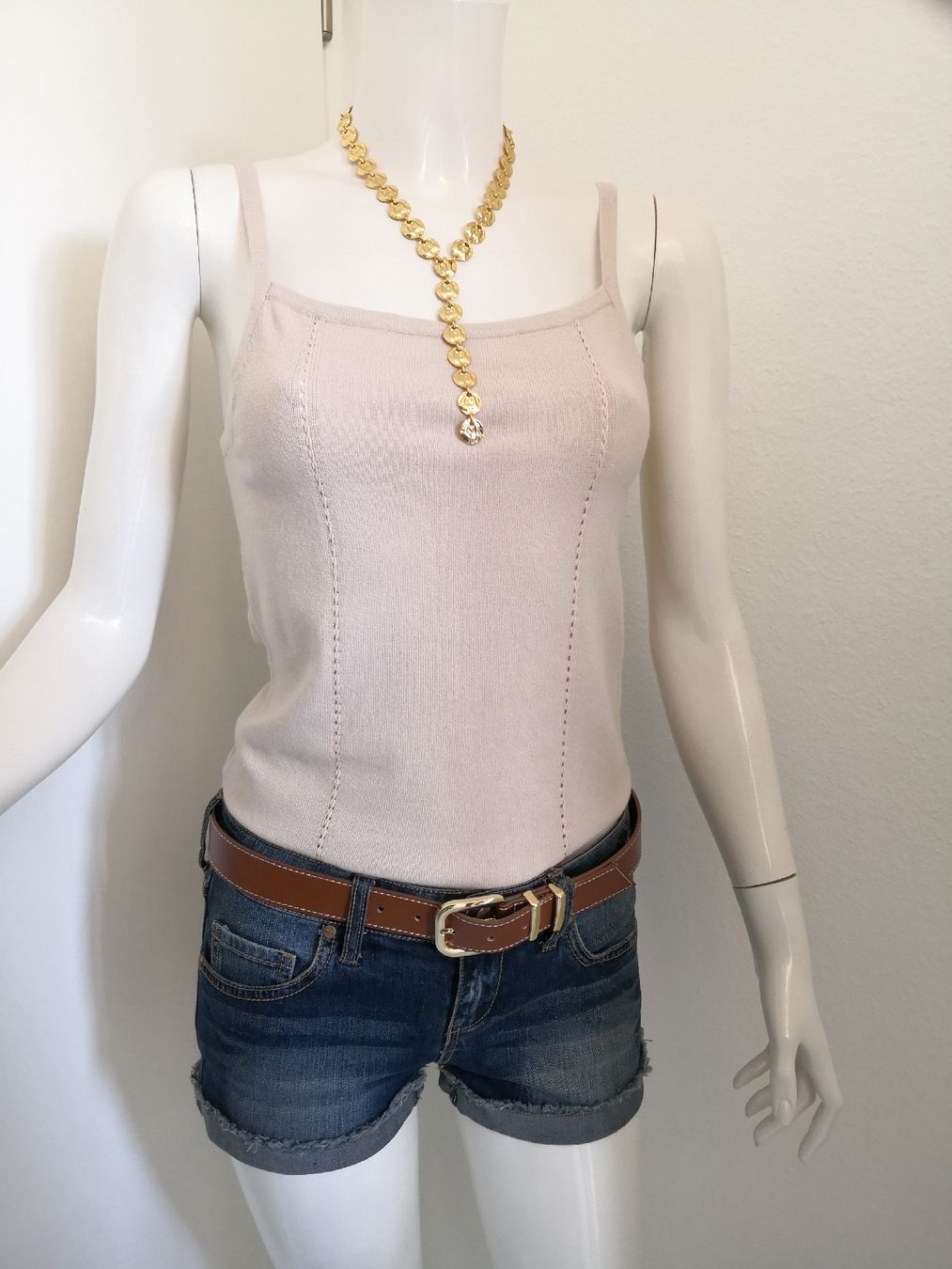 Mango Top: 🤩MANGO STRICK-TOP BEIGE – Nuovo (secondo la descrizione) da Olten venduto da Naja-Twins-Twins 9