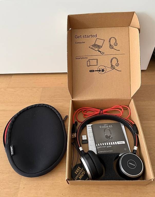 Jabra Kopfhörer: Jabra Evolve 65, Over-ear Headset, Kabellos, Microsoft Teams – Neu (gemäss Beschreibung) aus Dübendorf von sou_55nr