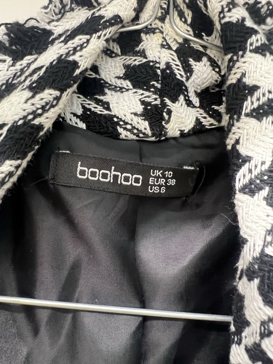 Boohoo Giacche: Boohoo Blazer Hahnentrittmuster, Gr. 38 – Usato da Urdorf venduto da ines.tr96 2