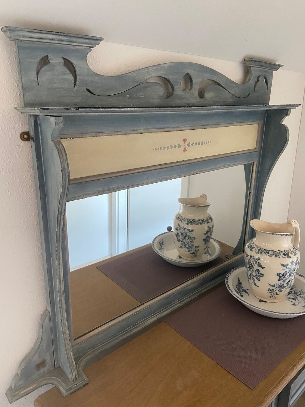 Specchi: ANTIKER Jugendstil Spiegel – Usato da Cham venduto da Mira10 2