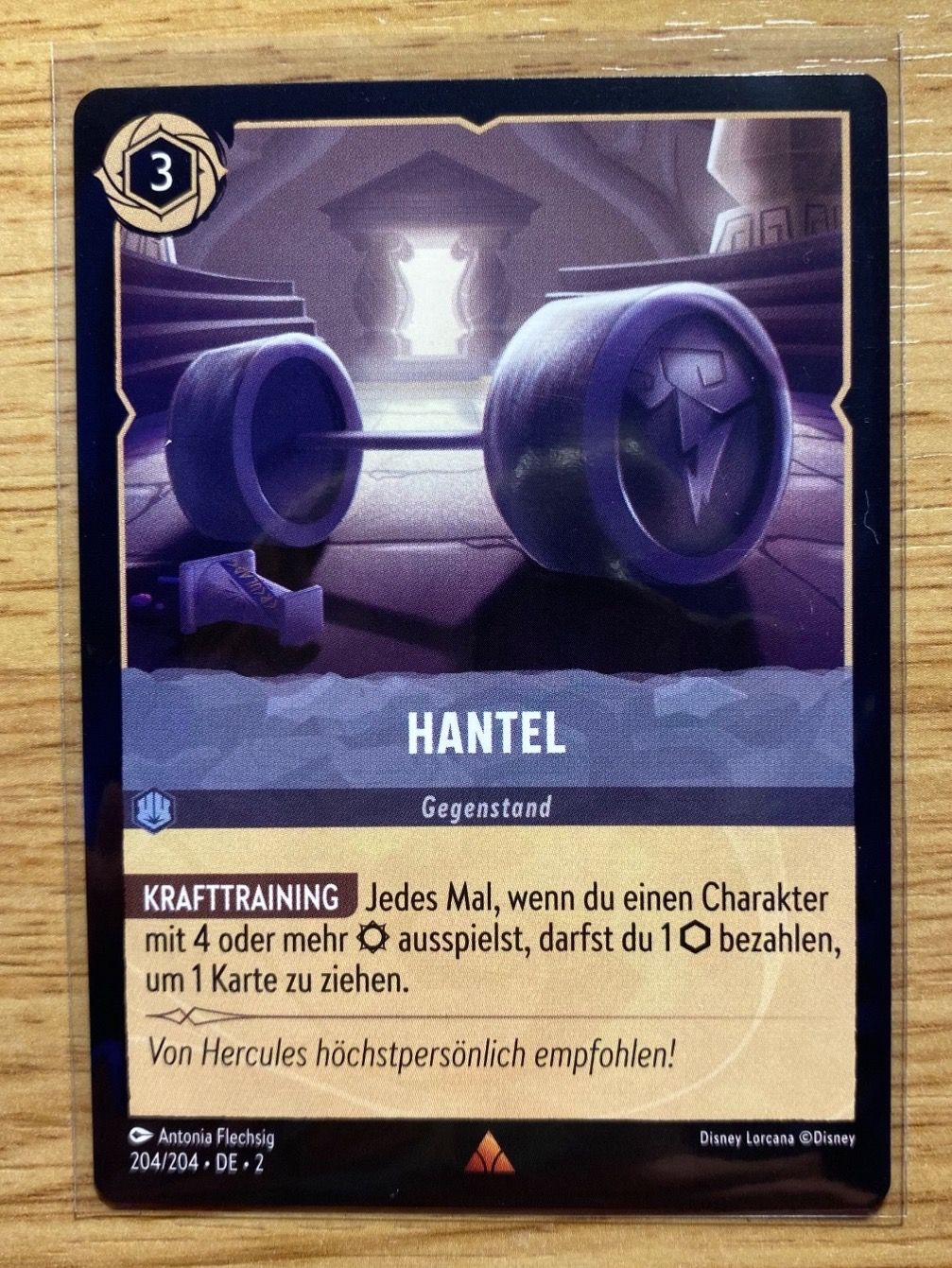 Disney Carte collezionabili: Hantel 204 DE Disney Lorcana 2 – Nuovo (secondo la descrizione) da Rafz venduto da SaintCruz