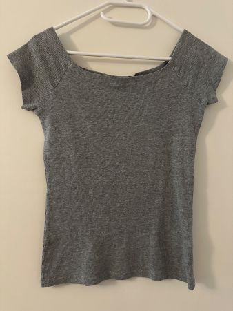 Chicorée Kurzarmshirt grau