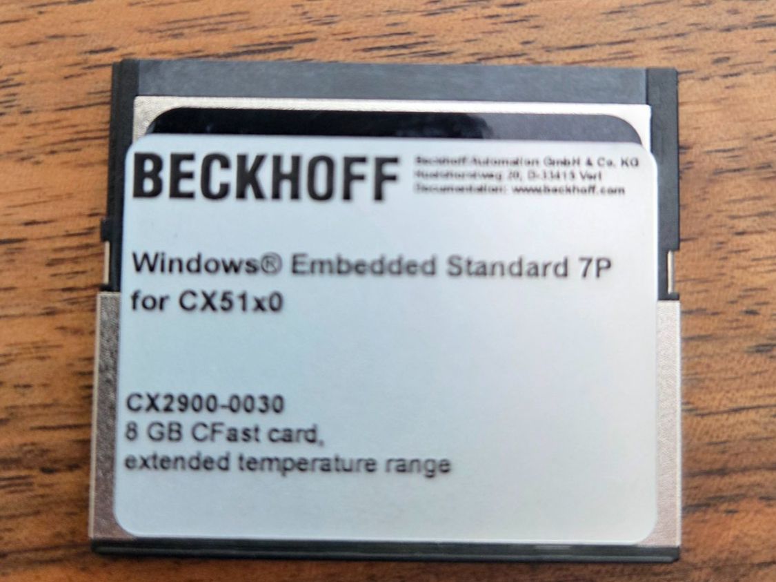 Beckhoff Componenti elettronici: Beckhoff CX5120-0121 Embedded PC Steuerung mit 8G CF Card – Usato da Rheinau venduto da Rhybuck 2