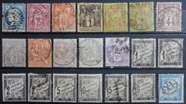 Frankreich Lot mit alten Werten I