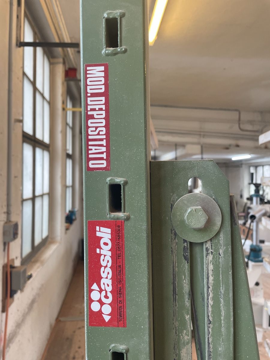 Regale: Lackiergestell/ Plattenwagen Cassioli Metall, – Gebraucht aus Luzern von Brocante-Vonmatt 2