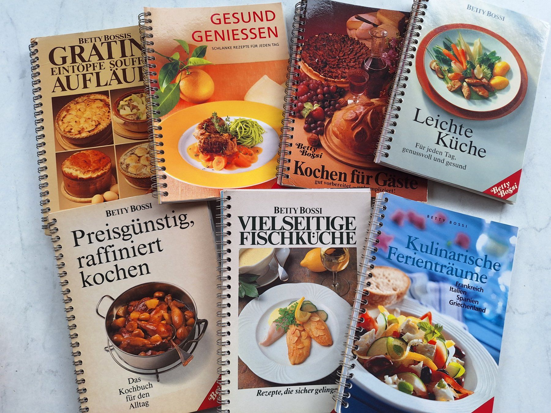 Bücher: 7 STK BETTY BOSSI KOCHBÜCHER – Gebraucht aus Huttwil von Kunterbuntli