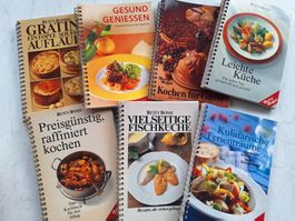 7 STK BETTY BOSSI KOCHBÜCHER