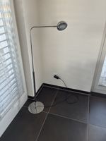 Stehlampe Metall verstellbar silber guter Zustand