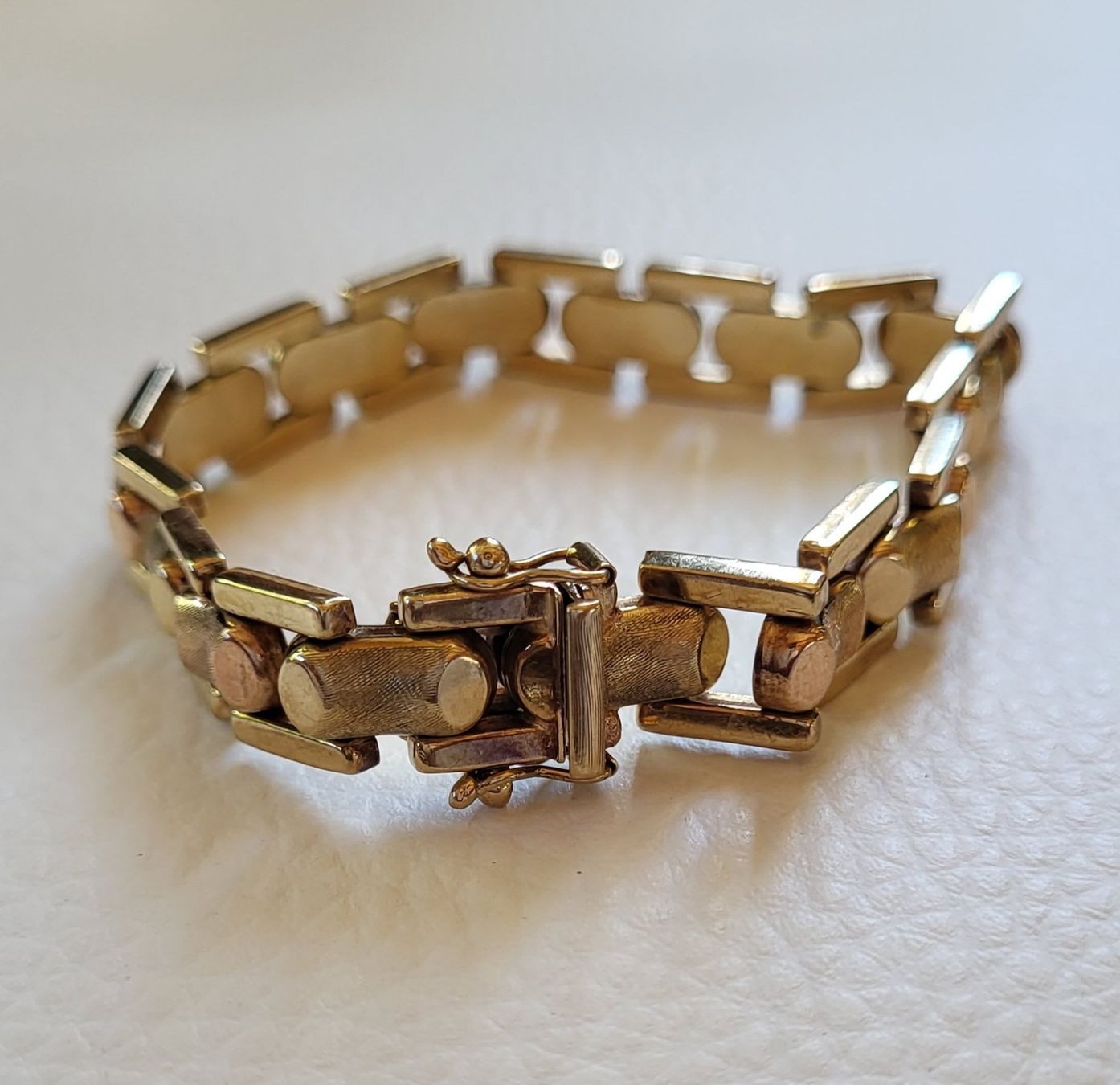 Bracciali & Braccialetti: Gold Massiv Bicolour Armband – Usato da Wald ZH venduto da Dasilver 7