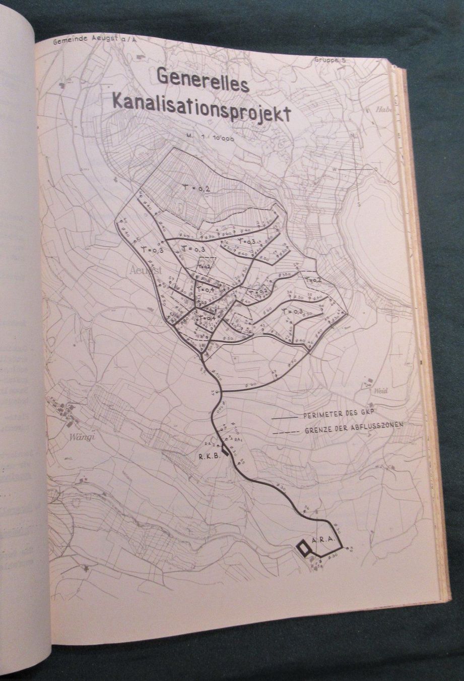Libri: Aeugst am Albis,  Ortsplanung,  1965 – Usato da Hedingen venduto da Protechnica 2