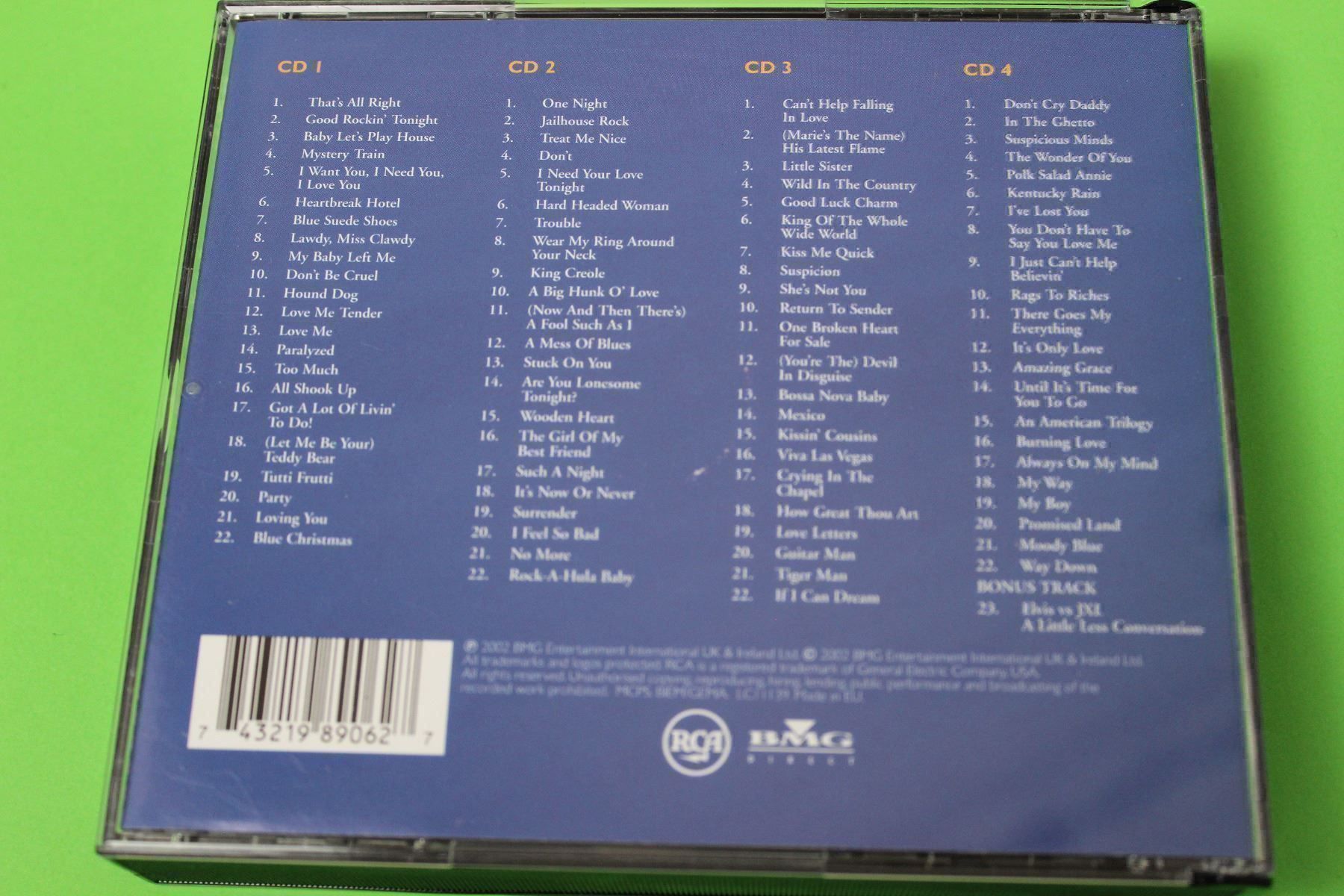 CD: Elvis Presley - The Ultimate Collection 4CDs 2001 – Usato da Tübach venduto da JamesStone 2