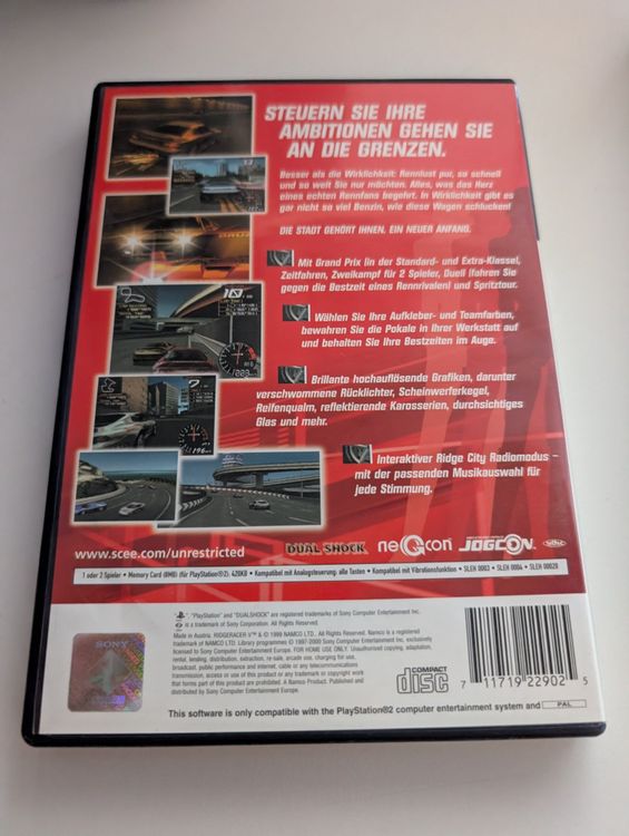 Ridge Racer V 5 - PS2 Playstation 2 Game CIB (Gebraucht) in Hünenberg ...