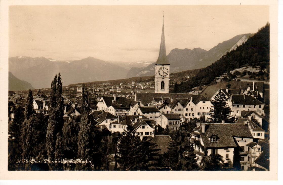 Ansichtskarten: Chur – Gebraucht aus Wolhusen von Curver9