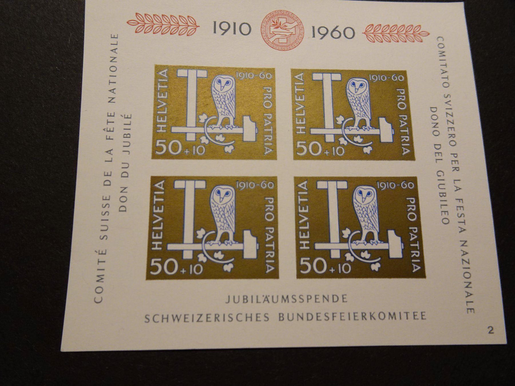 Tutti i francobolli: 1960, BLOCK PRO PATRIA; POSTFRISCH – Nuovo (secondo la descrizione) da Eschenbach SG venduto da eDaisy
