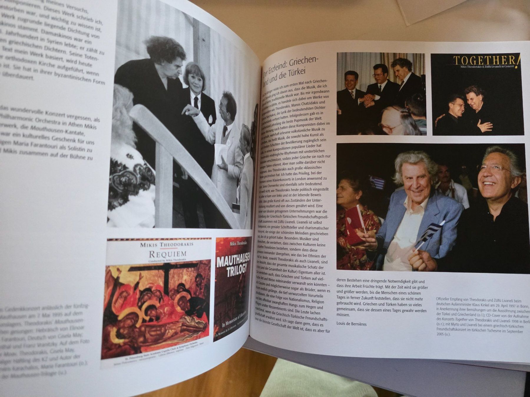 Libri: Mikis Theodorakis - Ein Leben in Bildern - Schott 2010 – Nuovo (secondo la descrizione) da Walterswil BE venduto da Lonitti 5