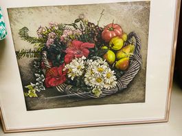 Gemälde Bild Jens Rusch Lithographie signiert von künstler