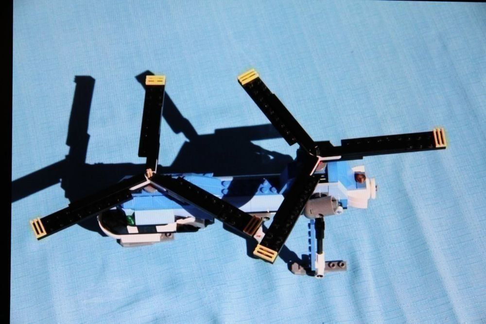 Lego Kit di costruzioni: Lego, Hubschrauber, 2 Rotoren, Seilwinde – Usato da Nesselnbach venduto da ubourson 3