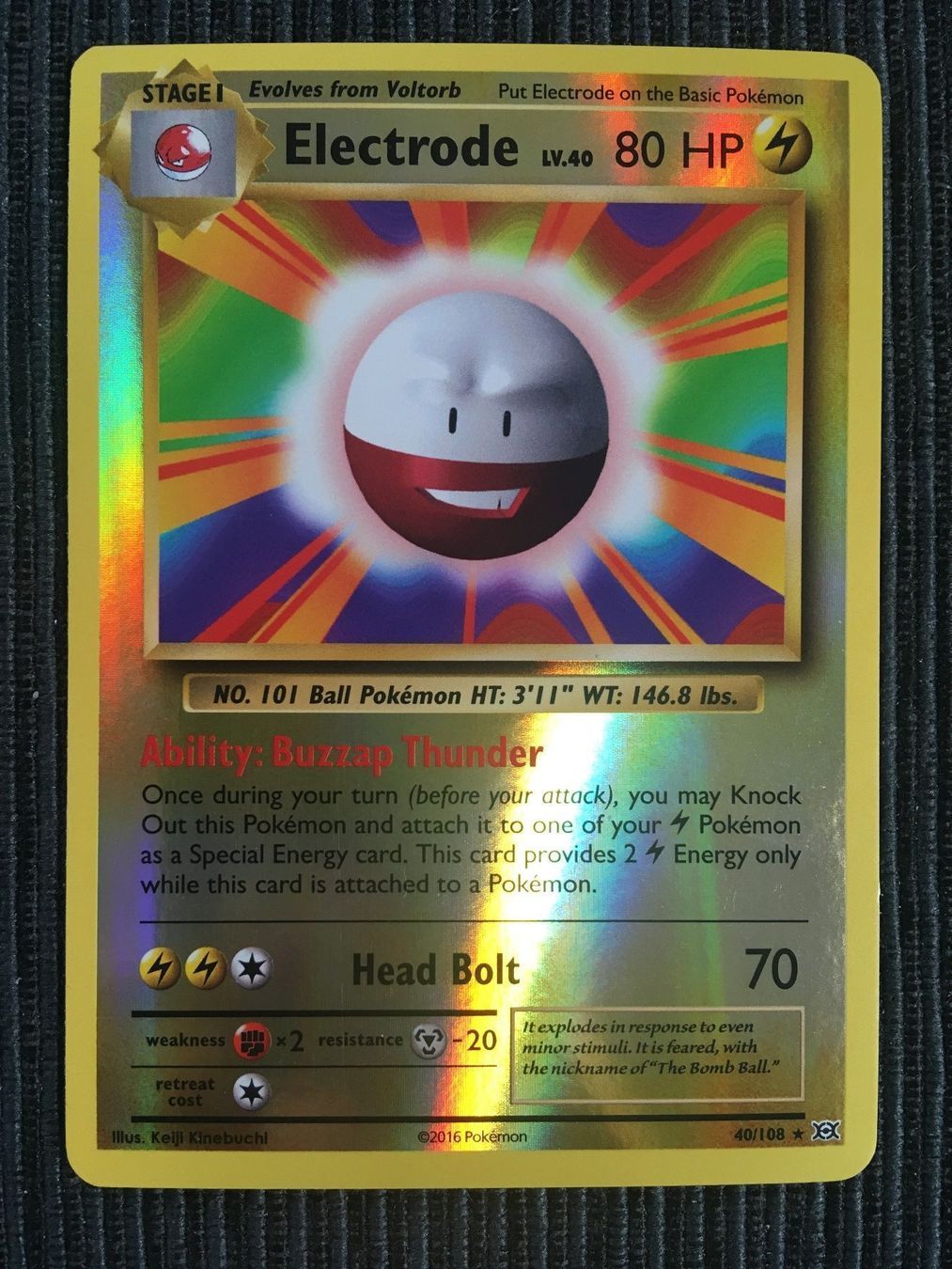 Pokémon Cartes à collectionner: Pokemon Electrode Reverse XY Evolutions – Neuf (Voir description) à Wabern par Collectfun