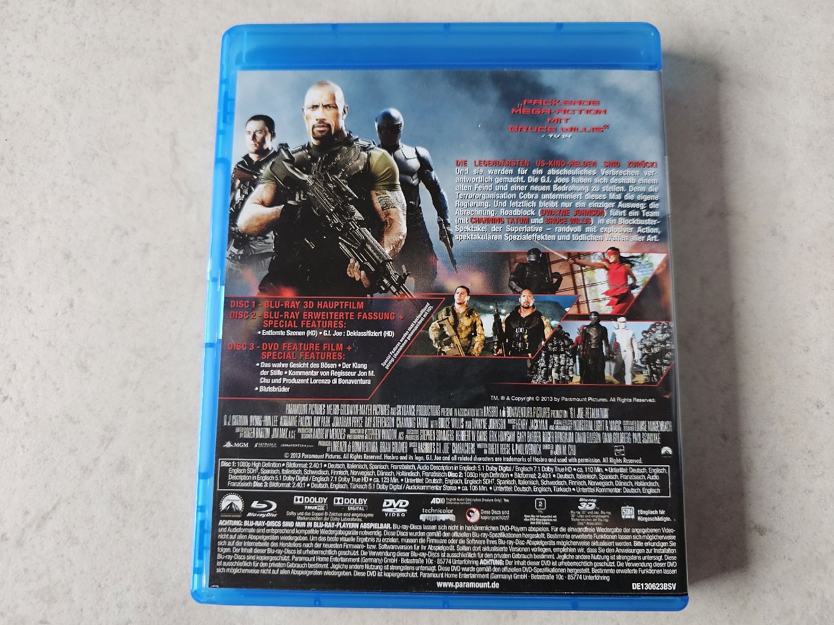 Tutti i DVDs: G.I. Joe  -  Die Abrechnung  /  Bluray 3D + DVD – Usato da Schneisingen venduto da backstore24 1